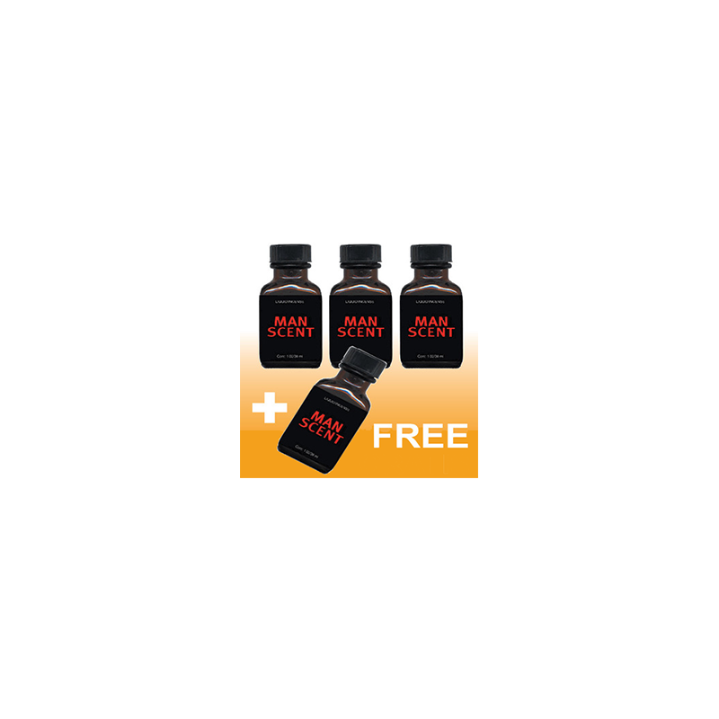 4X Manscent Retro - 25ml - BESTprice Poppers 4X Manscent Retro - 25ml - BESTprice Poppers